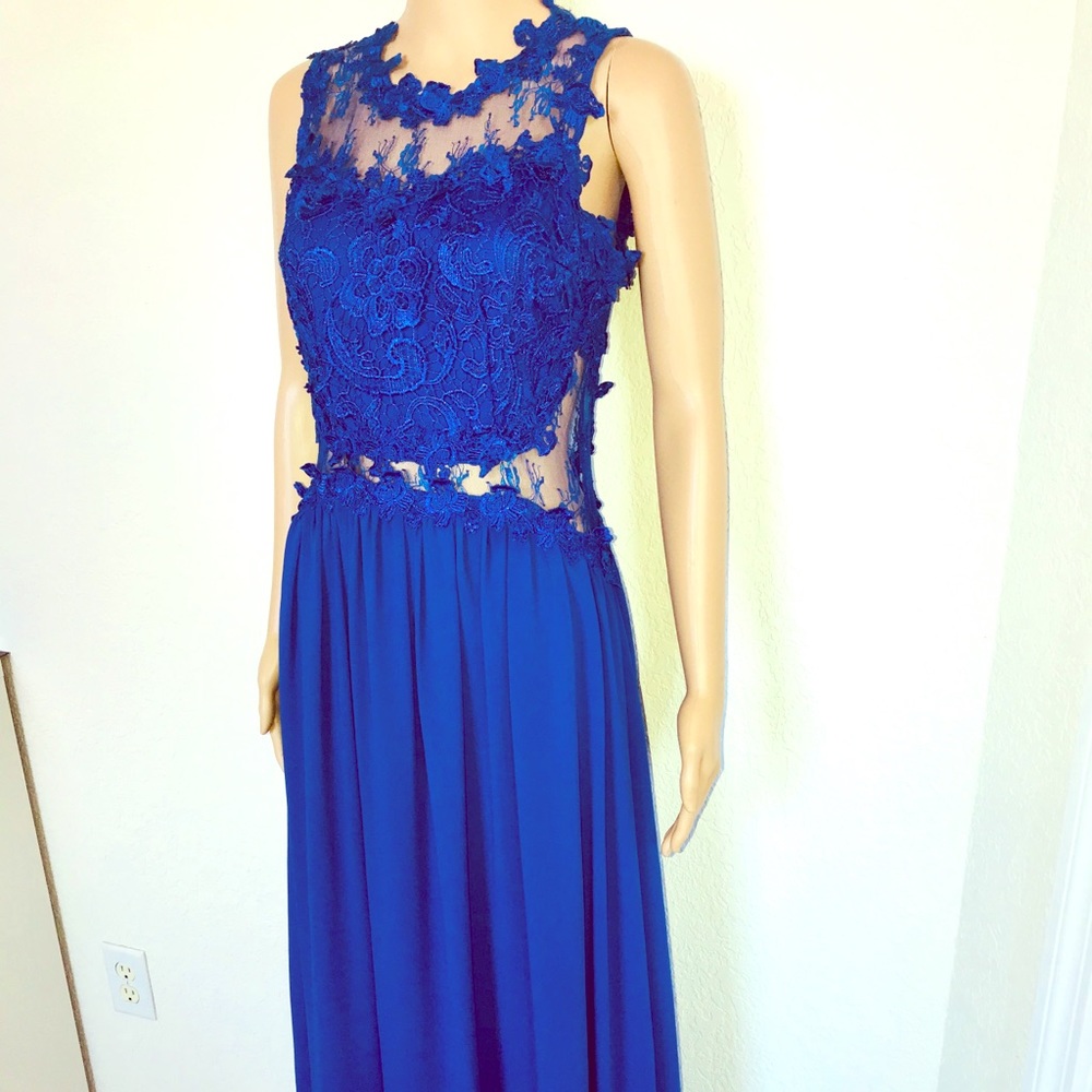 Blue Lace Dress (perfect for prom)